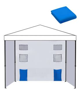 71301jbt0022-be3-10x10 Birodeko Canopy Sidewalls With 6 Pockets Sunshade Tent Sidewall For 10x10 Pop Up Cano