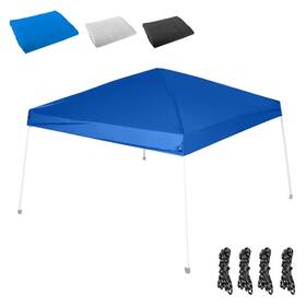 Birodeko 769029312753 10x10ft Canopy Top Only Waterproof Pop-up Tent Cover With Ropes