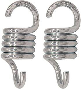 Blascool 745860807542 Porch Swing Springs Hammock-chair Spring - 1500lbs Heavy Duty Suspension 2pc