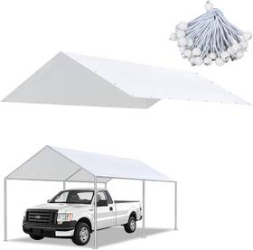 Bluyard 313039399350 10 X 20 Ft Carport Replacement Canopy Cover Garage Top Tent Shelter With 40 Ball