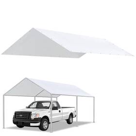69b1c8a264039c44a984f0fa Bluyard 10 X 20 Ft Carport Replacement Canopy Cover Garage Top Tent Shelter Heavy Duty