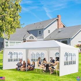 Lb1111 Brand Lblwjd Outdoor Party Tent 10ftx20ft - Wedding And Birthday With Removable Sidewalls