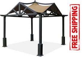 Branded 445039843816 Replacement Top Fit For Lowes Allen Roth 10x10 Ft Gazebo Model #gf-12s039b / Gf