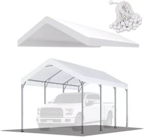 Branded 726084571358 Cubierta De Lona Para Carpa 10ftx20ft Garaje Coche Tienda Con Bolas