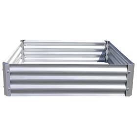 Rbg404011 Branded 40 Inch L X W 11 H Silver Galvanized Metal Raised Garden Bed