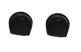 Broilpro Accessories 653854341821 Tire Cover Set Of 2pcs Waterproof Sun Protectors For Rv Camper 33 Inch -35 Black