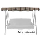 C-gsn Garden Treasures Steel Replacement Top Porch Swing Or 769455759269
