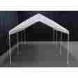 C81220pc King Canopy Portable Garage Carport Shelter Backyard Shade 20x12 Cover Tent Pergola 753216122034