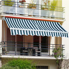 Ca100110-005gw0242 Outsunny Manual Retractable Patio Awning Window Door Sunshade 095509800626