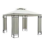 Ca100110-053cw0243 Outsunny Gazebo Canopy Replacement Waterproof Uv Protected 095509786494