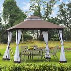 Ca84c-010cf0242 Outsunny Garden Gazebo Canopy Tiered Outdoor Sunshade 095509801081