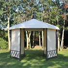 Ca84c-0290243 Outsunny Garden Shelter With Retractable Side Panel 095509787026