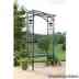Cac-028a2 Garden Two Model Bench Lanterns Lattice Oasis Arbor