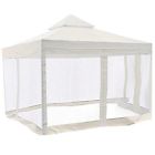 Cap2015 Canopy Replacement Gazebo 2 Tie Patio Cover Top Mosquito Net 640671028257