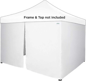 Caravan Canopy Sports Commercial Grade Sidewalls 10 X 10-feet White