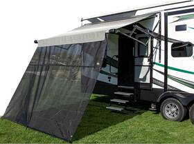 701008acd Carefree 701508 Black 10ft X 8ft Drop Rv Awning Ez Zipblocker