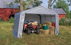 Carport-canopy-12x12x8-34671 Carport Canopy Replacement Cover Gray Legs Garage For 743516334671