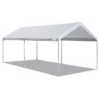 Carporttent4027 Car Port Tent 10 X 20 Feet Outdoor Vehicle Garage Canopy Cover Caravan Shelter 018367334027