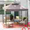 Cc233 Coral Coast Party Canopy Gazebo Patio Backyard Wedding Cover Shade Weater Resistant Steel 808890353967