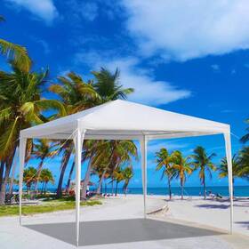 H-d0102hhvh7a Cenadinz Patio Tent Canopy 120 Inch X120 X102 White With 4-sides Durable Heavy Duty