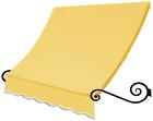 Ch22-3ly Awntech Feet Charlston Window Entry Awning Light Yellow 731478523776
