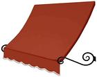 Ch32-3ter Awntech Wide Charlston Window Entry Awning Terra Cotta 731478778329