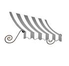 Ch32-5gw Awntech Ft Charlston Window Entry Awning By Gray 731478778787