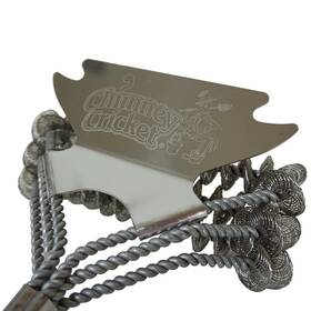 Cc2217-01 Chimney Cricket Bbq Grill Brush And Scraper-bristle Free For Safety Deep Cleaning Barbecue Gr
