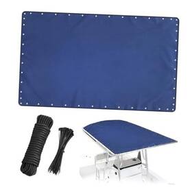 Ciclvx Ttc001 Boat T Top Canvas Replacement 82 Inch X 58 Cover 1200d Blue Waterproof