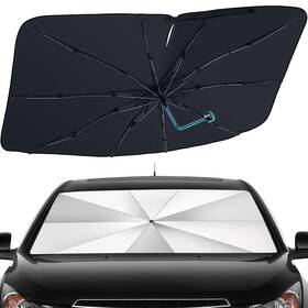 Cc140xwwbzys9l Clothclose Windshield Sun Shade Umbrella - 57 Inch L X 31.5 W Black X31.5