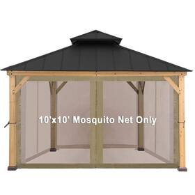 Coastshade 619548403602 Universal Replacement Canopy Mosquito Netting Screen Sidewalls Onl