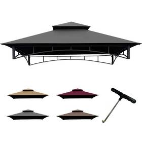 L-gg001pst-f Coastshade 772625698909 Gill Gazebo Bbq Canopy Top For Model #l-gg001pst-f 8x5 Grill Bb