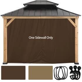 Coastshade 789605226939 Gazebo Pergola Canopy Panel Sidewalls Replacement 8ft Privacy Panels For Gazebos