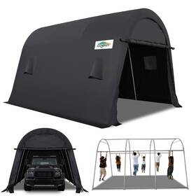130-s Cobizi Carport 10x15 Ft Heavy Duty Portable Garage Canopy With Allsteel Metal F