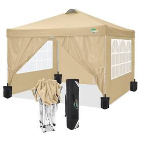 Cobizi 15 Kh Coblzi 10x10 Pop Up Canopy Tent With 4 Removable Sidewalls Waterproof Com