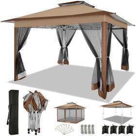 Cobizi 5920-br-0324 12x12 Ft Pop Up Gazebo On Clearance Canopy Tent Carpas Para Patio Ea