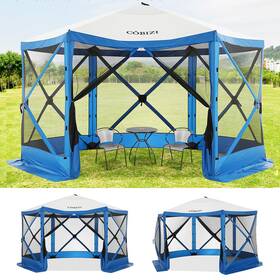 Cobizi 975405942184 12x12ft Pop Up Gazebo Screen Tent House For Camping Outdoor S