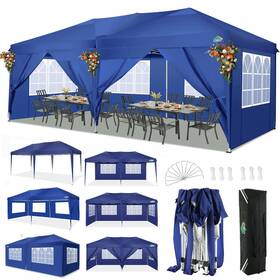 Cobizi 975466253946 Canopy 10x20 Pop Up With 6 Sidewalls Waterproof Outdoor Event S