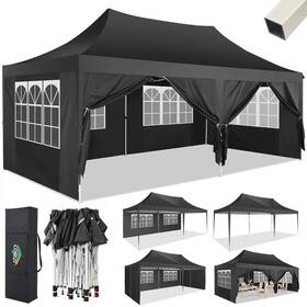 Cobizi 975466254301 Canopy 10x20 Pop Up Tent With 6 Sidewalls 3.0 Wedding Party Te
