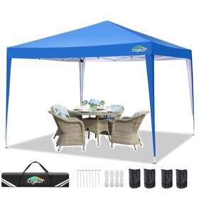 Cobizi 975466254448 10x10 Ez Pop Up Canopy Tent Upf 50 Waterproof Outdoor