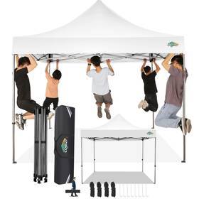 0121 Cobizi 975466254936 10x10 Pop Up Canopy Without Sidewall Heavy Duty Upf 50 All Season W Inch
