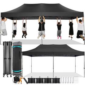 0908 Cobizi 975466254943 10x20 Pop Up Canopy Without Sidewall Heavy Duty Upf 50 All Season W Inch