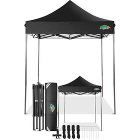 0102 Cobizi 975466255063 6.6x6.6 Pop Up Canopy Without Sidewall Heavy Duty Upf 50 All Season W