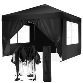 Cobizi 975466255131 Canopy 10x10 Pop Up Tent With 4 Sidewalls Party Tents For Parties Wedd