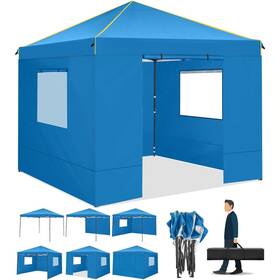 Cobizi 975466255674 10x10 Pop Up Canopy Tent With 4 Removable Sidewalls 2.0 Waterproof Co
