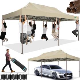 Cobizi 975466262337 10x20 Pop Up Heavy Duty Canopy Tent With 4 Sandbags Commercial F