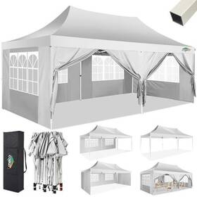 Cobizi 975466262719 Canopy 10x20 Pop Up Tent With 6 Sidewalls 3.0 Wedding Party Te