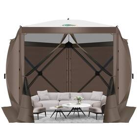 Cobizi 975466263501 Pop Up Gazebo Screen Tent House For Camping 10ftx10ft Room Wit