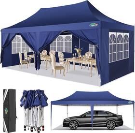 Cobizi 975526290706 Canopy 10x20 Pop Up Tents For Parties 3.0 Upgrade Structure Wind And Wa