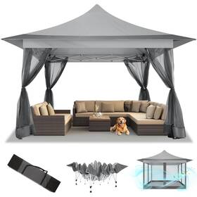Cobizi 977520425092 12x12 Pop Up Gazebo On Clearance Canopy Tent Easy Outdoor Waterproo